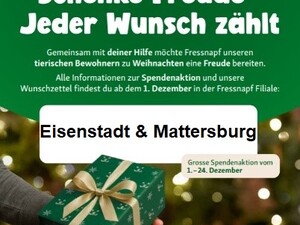 Spendenplakat Fressnapf 2025