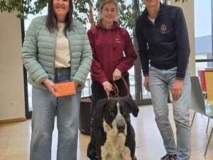 Spendenübergabe mit Sybille, Afra und dem Sonnenhof-Team