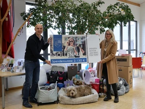 Spendenübergabe Aktion "Ein Herz für Tiere", Marktgemeinde Sollenau 
