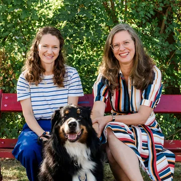 Amelie Göschl mit Anja Haider-Wallner