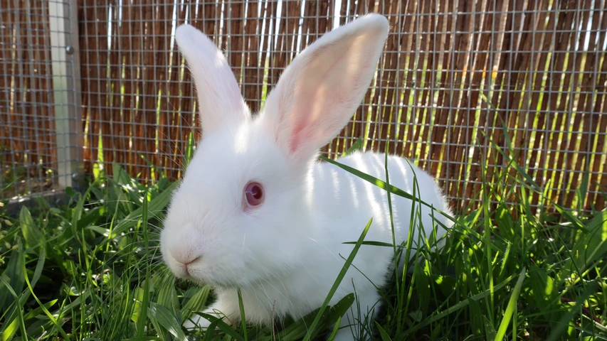 weißes kaninchen
